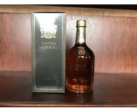 CHIVAS IMPERIAL AGED 18 YEARS
Blended Scotch Whisky
70cl, 43% volume, in carton. CONDITION REPORT: Very good.