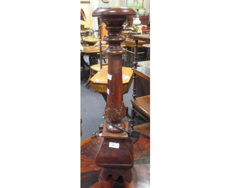 A Chinese lamp and a wooden lamp (2)  