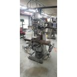 Bridgeport J-Head Milling Machine, 1-1/2 HP, 230V/460V, 3-Phase, S/N J-174017, w/ Acu-Rite 200S Read
