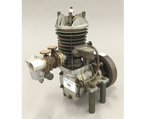 A small vintage working model engine, possibly a teaching aid 