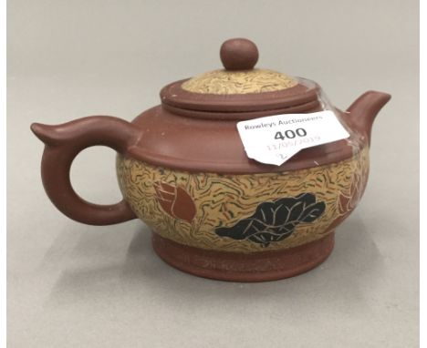 A Yixing teapot