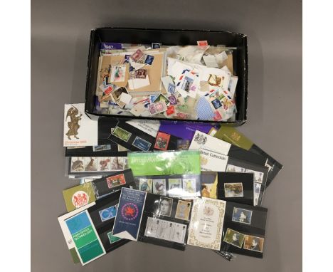 A quantity of stamps, first day covers and a small quantity of coins
