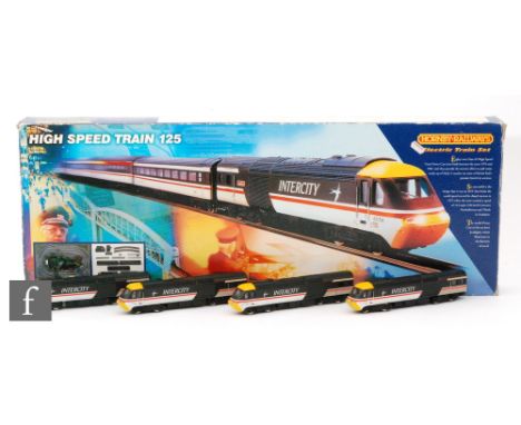 A collection of OO gauge Hornby items to include R897 High Speed Train 125 set comprising Inter-City power car, dummy car, tw