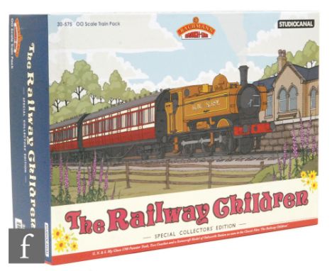 An OO gauge Bachmann 30-575 The Railway Children Special Collector's Edition Set, comprising a GN&amp;S Class 5700 Pannier Ta