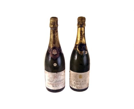 Two vintage bottles of Champagne, Paul Langier, and Ayala & Co. (2) 