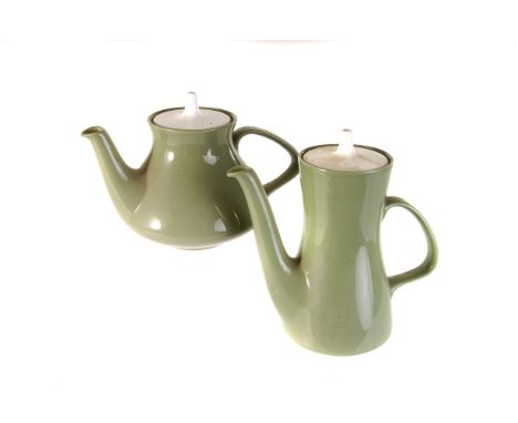 A Poole china six  piece tea service, together with a Royal Doulton 'Whitbread's' ale and stout jug 