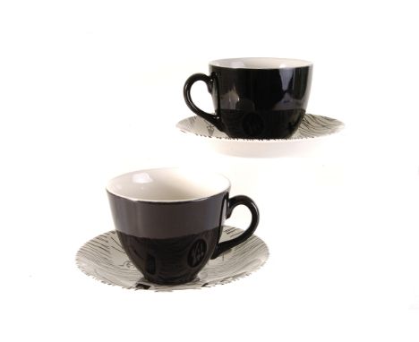 A set of six Ridgway pottery Homemaker pattern side plates and saucers, together with five cups and a milk jug (18) 