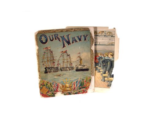 An interesting late 19th century scrap album,  having named front piece to Eleanor Jackson, Woodville, Finsbury Park, dated 1