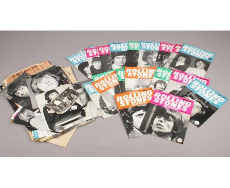 The Rolling Stones, monthly book (1965-1966). No's 10,11,12, 13, 16 to 30. to include a collection of vintage Rolling Stones 