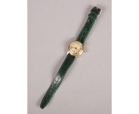 A Lavina gold plated manual wristwatch.  