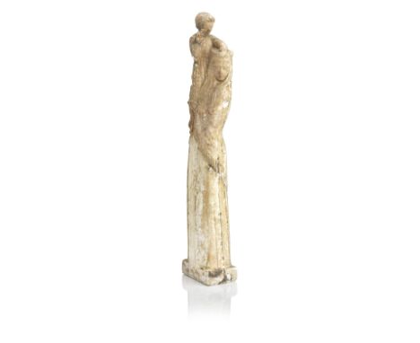 Hew Lorimer (Scottish, 1907-1993)'Lady of The Isles'plaster maquette, unsigned 14 wide, 9cm deep, 68cm high (5 1/2in wide, 3 