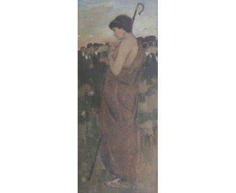 Sir James Guthrie PRSA HRA RSW LLD (British, 1859-1930)The Shepherd Boy signed 'James Guthrie' (lower left)oil on canvas102.5