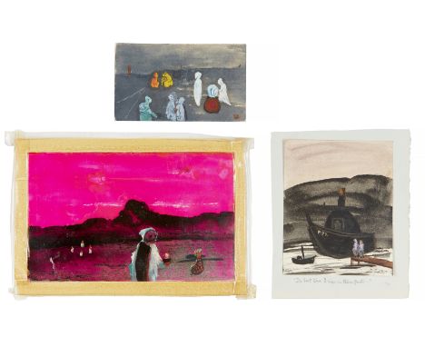 Charles Higgins ('PIC'),&nbsp;Scottish 1893-1980 -&nbsp;Les Fabriquantes des Hommes, 1951; ink and gouche on card, signed low