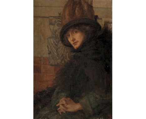 Lilian Adelaide Lancaster,&nbsp;British 1887&ndash;1973 -&nbsp;Portrait of Eleanor Finlayson, 191-;&nbsp;oil on canvas, signe