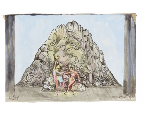 Sir Francis Rose,&nbsp;British 1909-1979 -&nbsp;Cupid &amp; Psyche, 1939;&nbsp;gouache on paper, signed and dated lower left 
