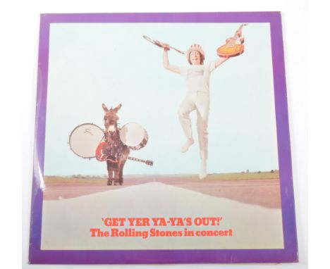 An autographed vinyl record - The Rolling Stones "Get Yer Ya Ya's Out" 1970, signed by three of the Stones -  Mick Jagger, Bi