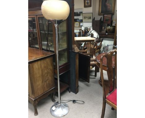 A vintage Harvey Guzzini floor standing lamp, 170cm.