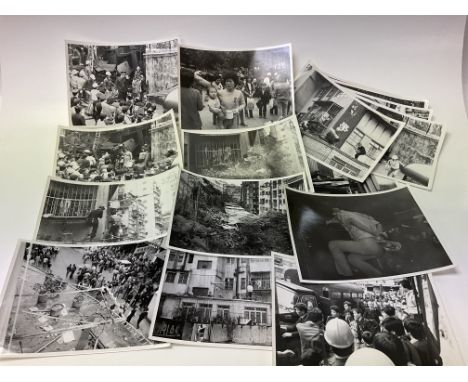 A large collection of original Photographs taken during the 1967 Hong Kong riots which were large-scale anti-government riots