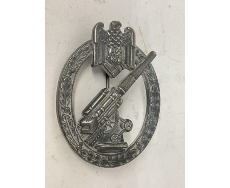 WW2 German Army Flak Badge. Marked "30" on the back.