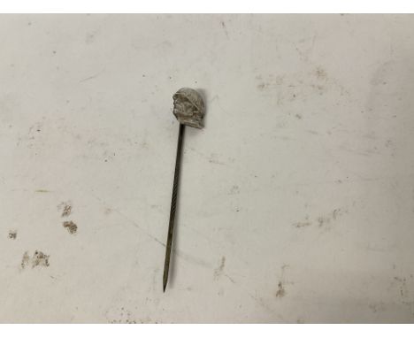 WW2 Italian Mussolini Head Fascist Stick Pin.