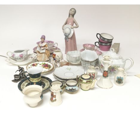 A collection of Goss and other created china and other ceramics. (a lot)