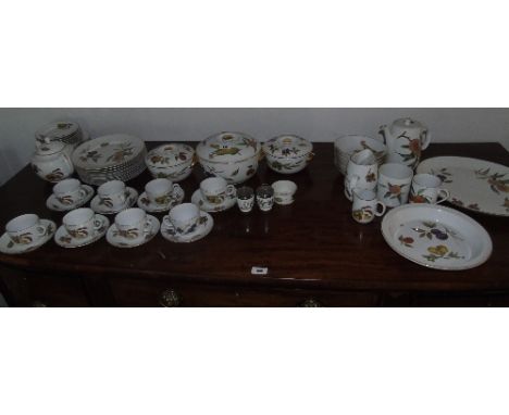 A Quantity of Royal Worcester Evesham Pattern dinner, tea and coffee wares