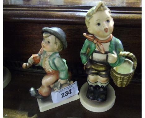 Two Goebel Figures of Young Boys.