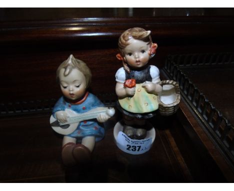 Two Goebel Figures of Young Girls.
