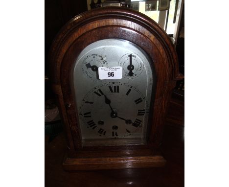 An Edwardian Oak Carriage Clock