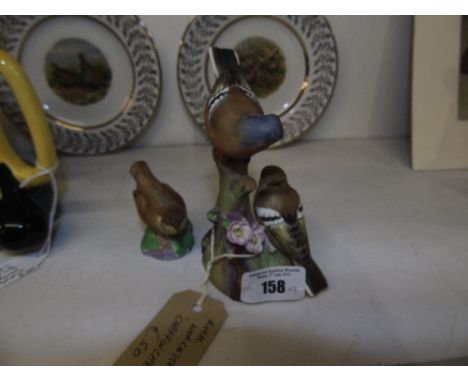 A Royal Worcester Figure of a Bird 'Chaffinche'.