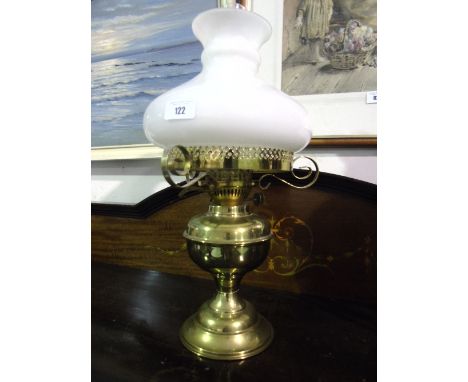 A Brass Oil Lamp