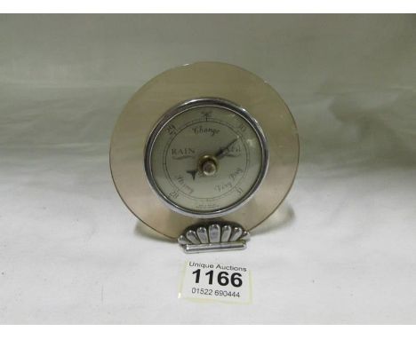 An Art Deco Smith's table top barometer, a/f