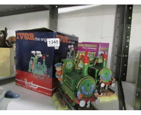 2 limited edition 'Ivor the Engine' figure groups by Robert Harrop
Condition
Both have damaged/bent whistles
Only 1 box which