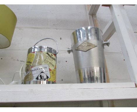 A vintage 'Domaine Dopff' champagne bucket and one other