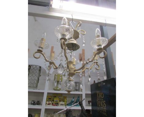 A 6 light chandelier