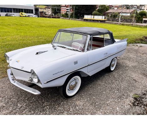The 1964 Amphicar Model 770 is a rare and unique vehicle, known for its amphibious capabilities. With a total production of 3