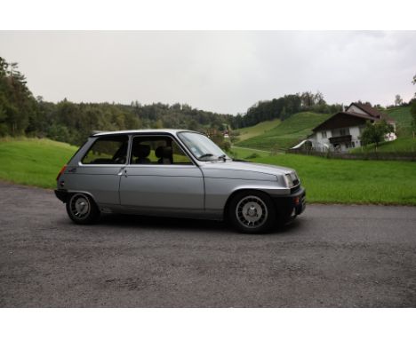 The 1978 Renault R5 Alpine, finished in metallic silver, is a four-seater sports car known for its agility and performance. B