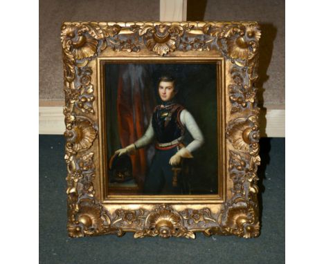 Portrait of a gentleman, oil Portrait of a young man in armour, signed Richardson  Various sizes (2) 
