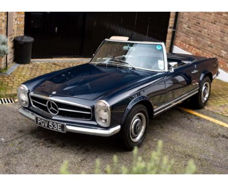 1967 Mercedes-Benz 230 SL Pagoda Transmission: automaticMileage:50000The Mercedes-Benz W113 roadsters, designed by Paul Bracq