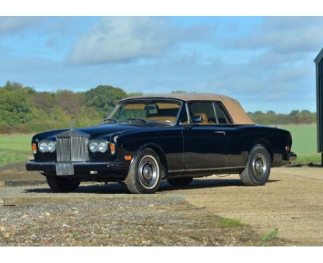1983 Rolls-Royce Corniche II Convertible Transmission: automaticMileage:160554The origins of the Corniche came from the conti
