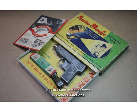 *BOXED AMERICAN AUTO MAGIC PICTURE GUN CHILDS PROJECTOR C1938 [LQD188]