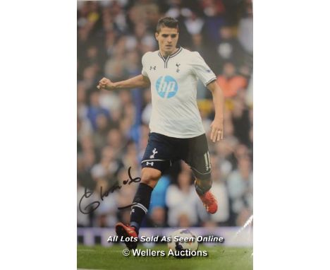 ERIC LAMELA TOTTENHAM 12 X 8 , TOTTENHAM HOTSPUR, AFTAL AND UACC CERTIFIED 12 X 8 PHOTO / SIGNED  