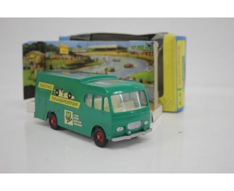 MATCHBOX / LESNEY K-5 KING SIZE RACING CAR TRANSPORTER IN ORIGINAL BOX, GOOD CONDITION THOUGH THE PLASTIC WINDOW ON THE BOX I