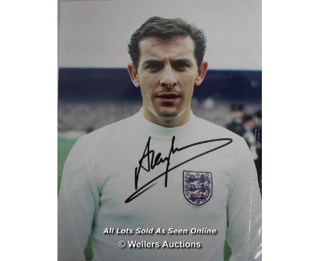 ALAN MULLERY, TOTTENHAM, AFTAL AND UACC CERTIFIED 10 X 8 PHOTO / SIGNED  