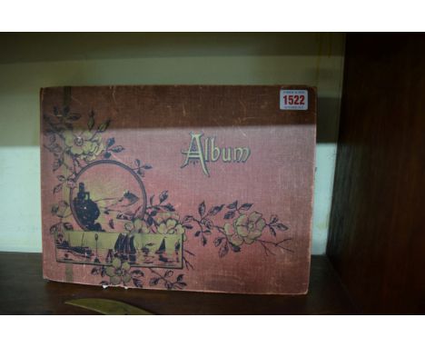 An old postcard album, to include Scottish scenes.