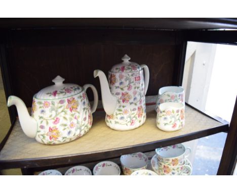 A Minton Hadden Hall tea service. 