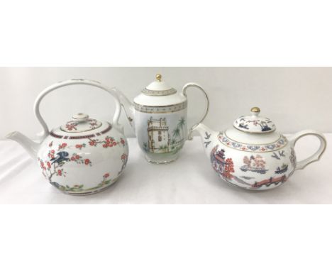 3 collectable ceramic teapots from the series "The First Teapots" by Compton &amp; WoodhouseComprising: Japanese 'Kettle' Tea