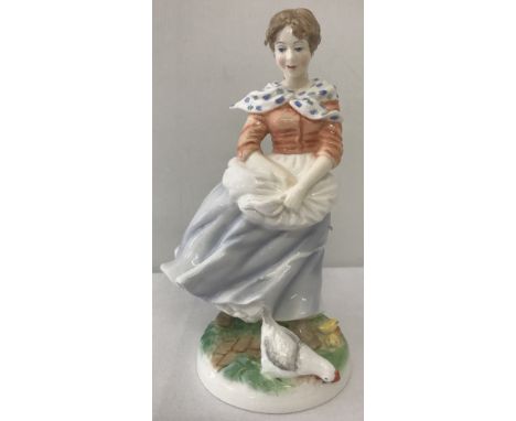A Ltd Ed Royal Worcester figurine entitled "A Farmer's Wife", complete with CoA.From "Old Country Ways" series. Sculpted by M