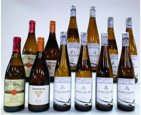 12 BOTTLES CANADIAN WHITE WINEHidden Bench Vineyards + Winery Tête de Cuvée Chardonnay 2019 and Felseck Vineyard Chardonnay 2