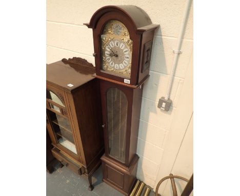 Three weight modern longcase clock with German marks
